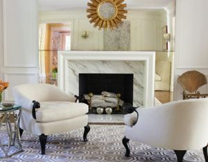Gas fireplace - marble fireplace moulding hb.jpg